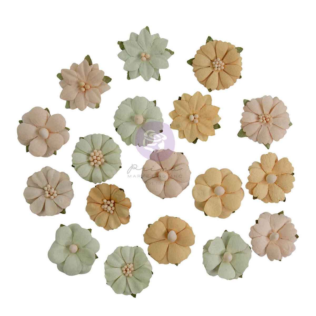 Homegrown Collection Flowers - Meadow Petals, 18 pcs | Three Girls Tale | Prima Marketing Inc