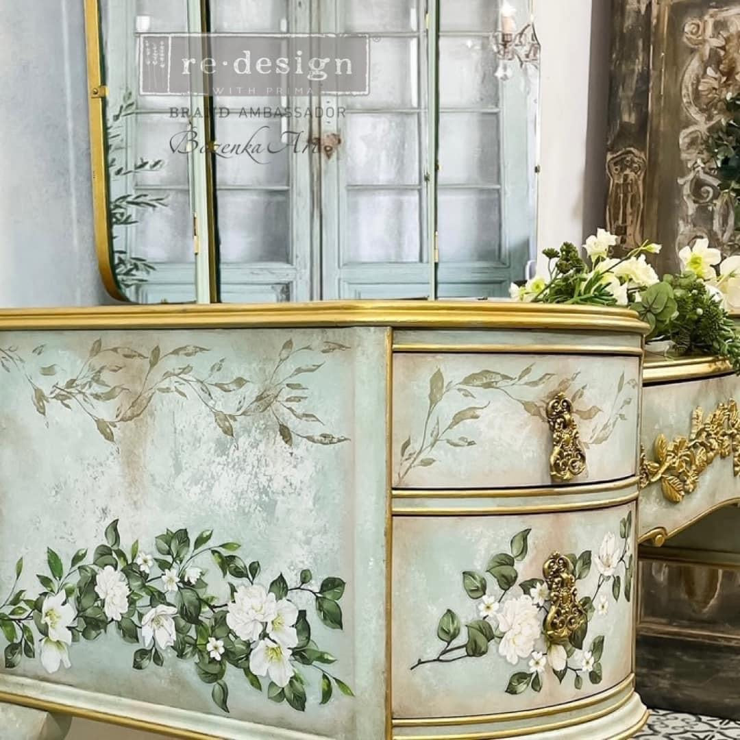 Large Decor Transfers® - Trellis Flower | 24”x35” | Redesign with Prima