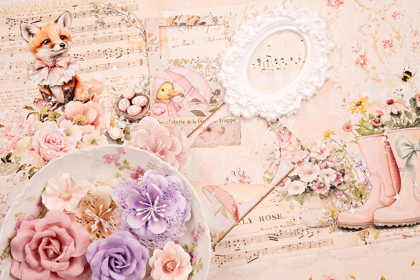 Sweet Spring Collection Flowers - Spring Blooms, 24 pcs | Frank Garcia | Prima Marketing Inc