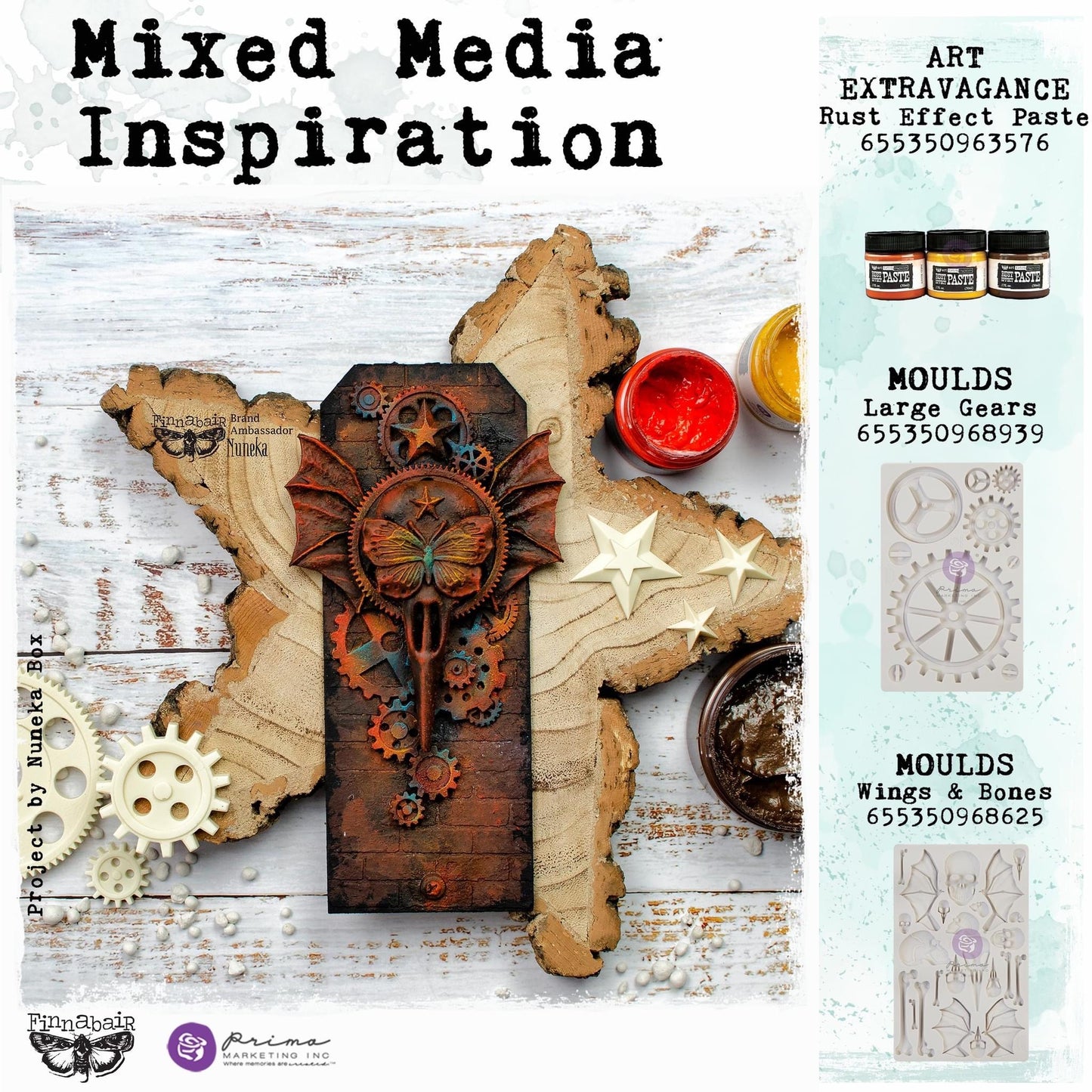 Metal Rust Effect Set - 3 Pack | 50 mL each | Finnabair | Redesign with Prima