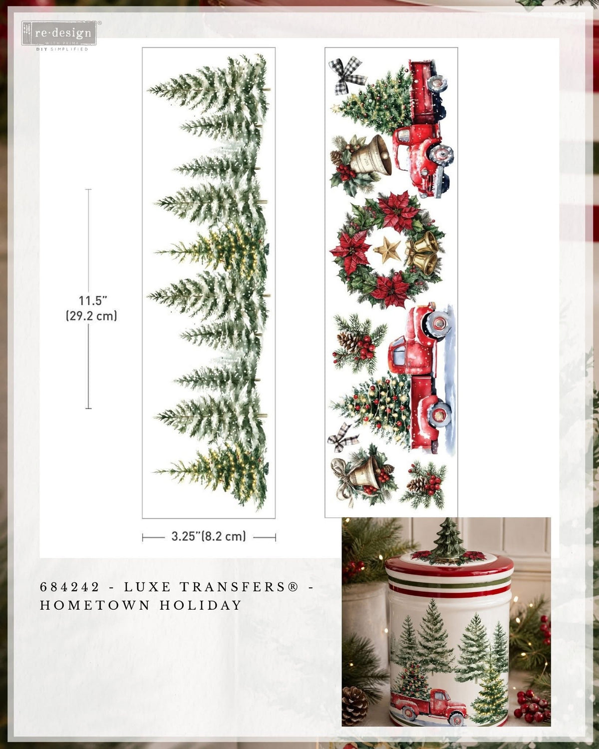 Luxe Transfers® - Hometown Holiday | NEW! | Redesign with Prima