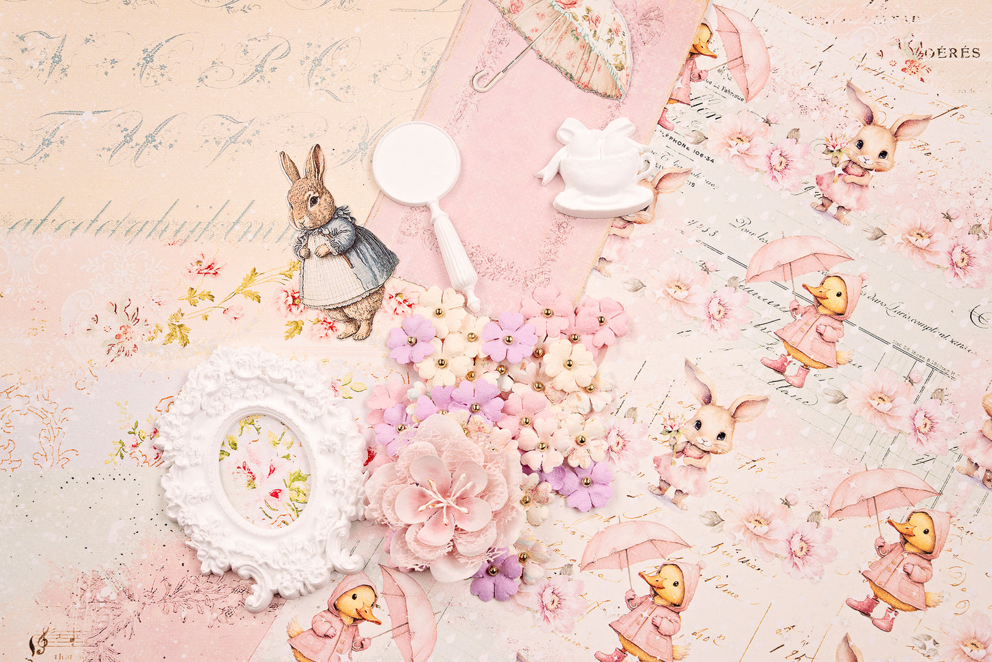 Sweet Spring Collection Flowers - Lovely Garden, 12 pcs | Frank Garcia | Prima Marketing Inc