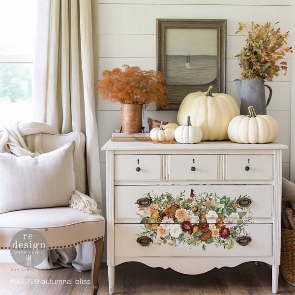 Maxi Decor Transfer® - Autumnal Bliss | 2 sheets, 12”x12” | Redesign with Prima