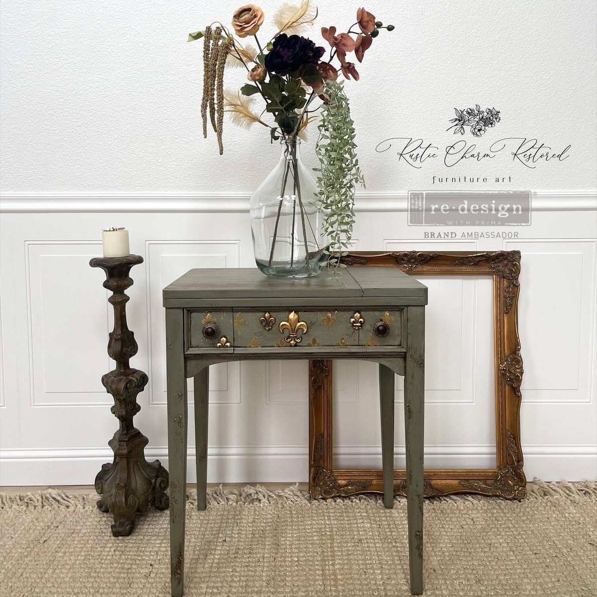Large Decor Transfers® - Fleur de Lis | Gold | 18”x24” | Redesign withPrima