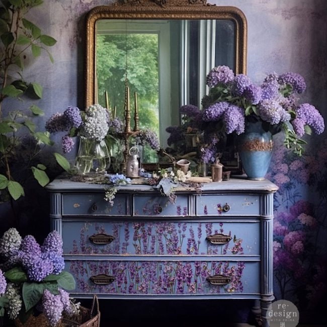 Large Decor Transfers® - Champs De Lavende | 3 sheets, 24”x35” | Redesign with Prima