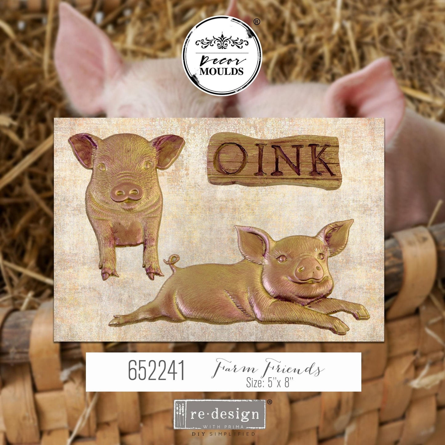 Mini Decor Transfers® - Farm Fresh | 6"x12"-3 sheets | Redesign with Prima