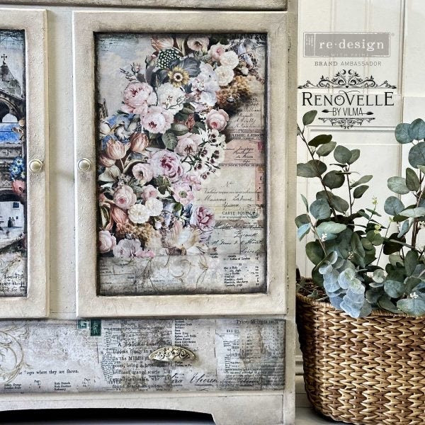 Decoupage Tissue Paper Pack - Old World Charm | 3 sheets, 19.5”x 30” each | Redesign with Prima