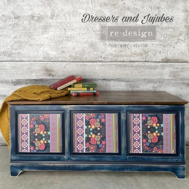 Decoupage Tissue Paper - Lovely Stitches | 19.5x30” | Redesign with Prima
