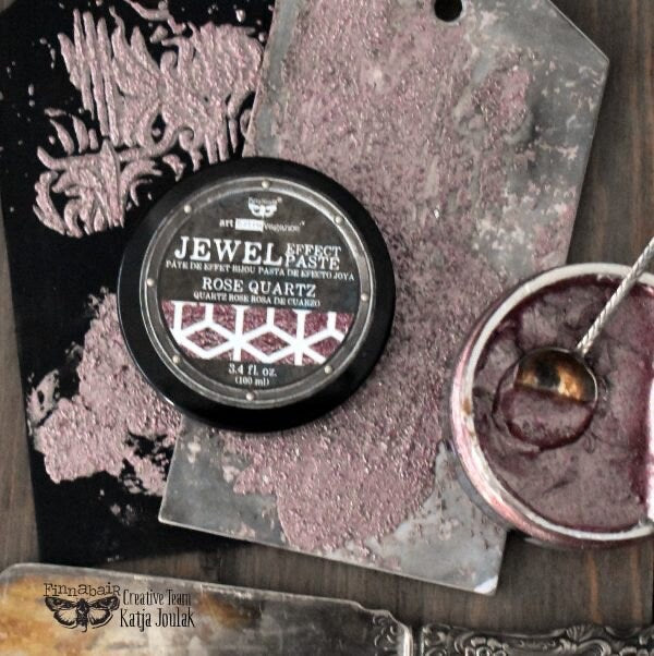 Jewel Effect Paste - Rose Quartz | Art Extravagance | 1 Jar, 100 ml | Redesign with Prima