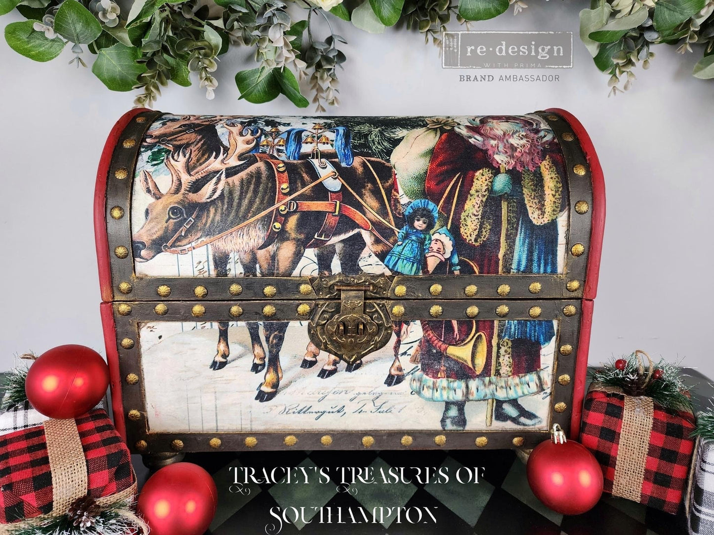 Decoupage Tissue Paper Pack - Holly Jolly Hideaway | 3 sheets, 19.5”x30” each | Christmas-themed | Re•design with Prima