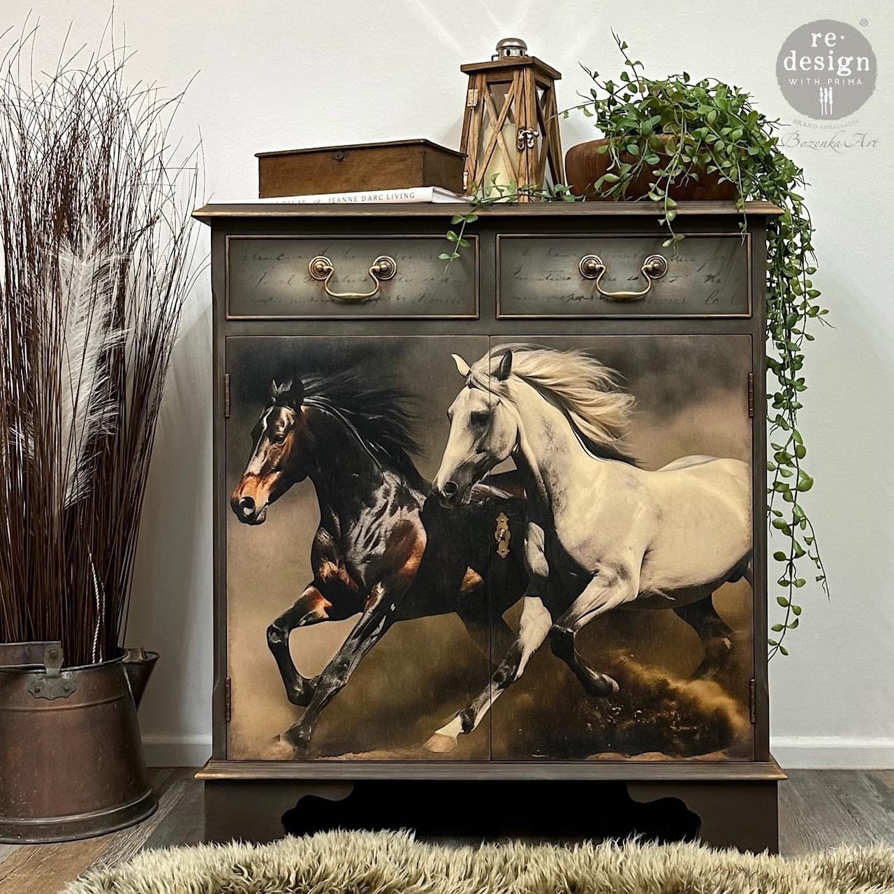 A1 Decoupage Fiber - Wild Maneuvers | 1 sheet, 23.4 x 33.1” | Redesign with Prima