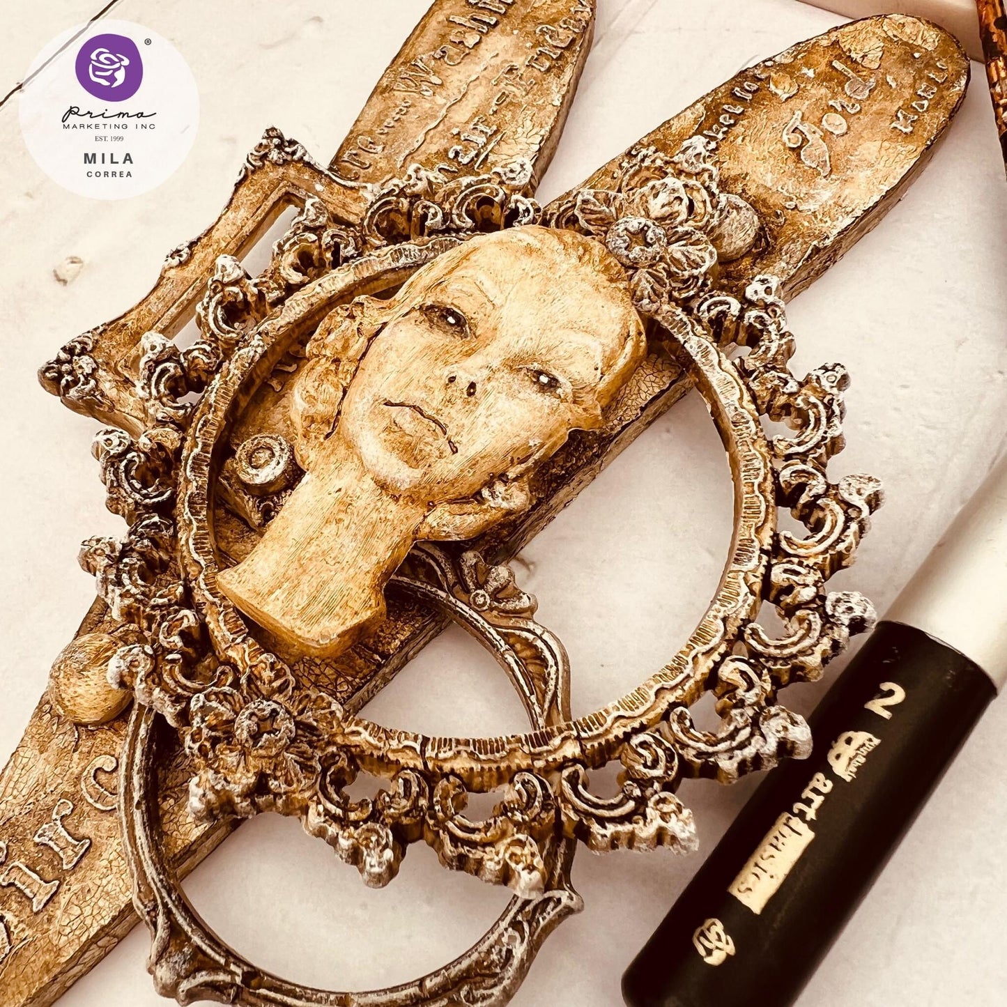 Decor Mould® - Fashion Icons | Finnabair | 5”x8”x8mm | Redesign with Prima