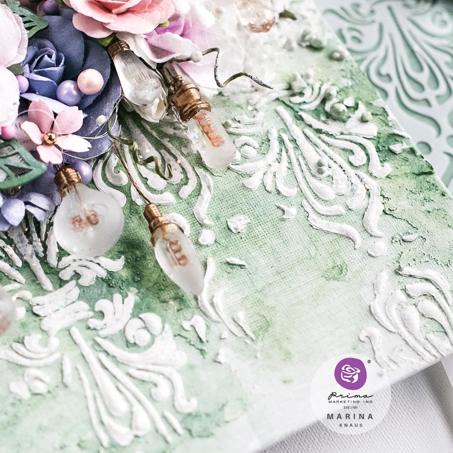 Decor Stencil - Manor House | Finnabair | 1 pc-6”x9” | Redesign with Prima