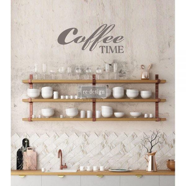 Large Decor Transfers® - Coffee Tea | Reduced Price ||2 pcs, Measures 16”x11” total | Redesign with Prima