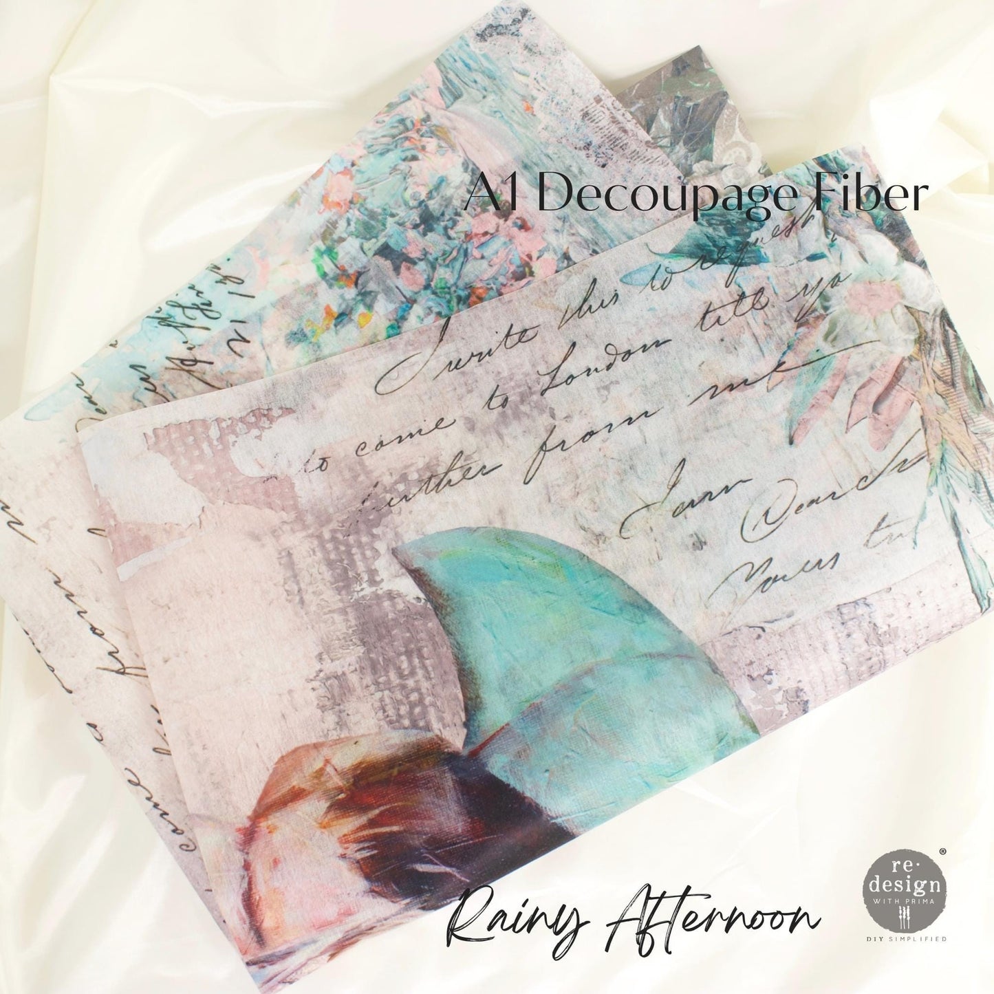 A1 Decoupage Fiber - Rainy Afternoon | 1 pc, 23.4” x 33.1” | Redesign with Prima