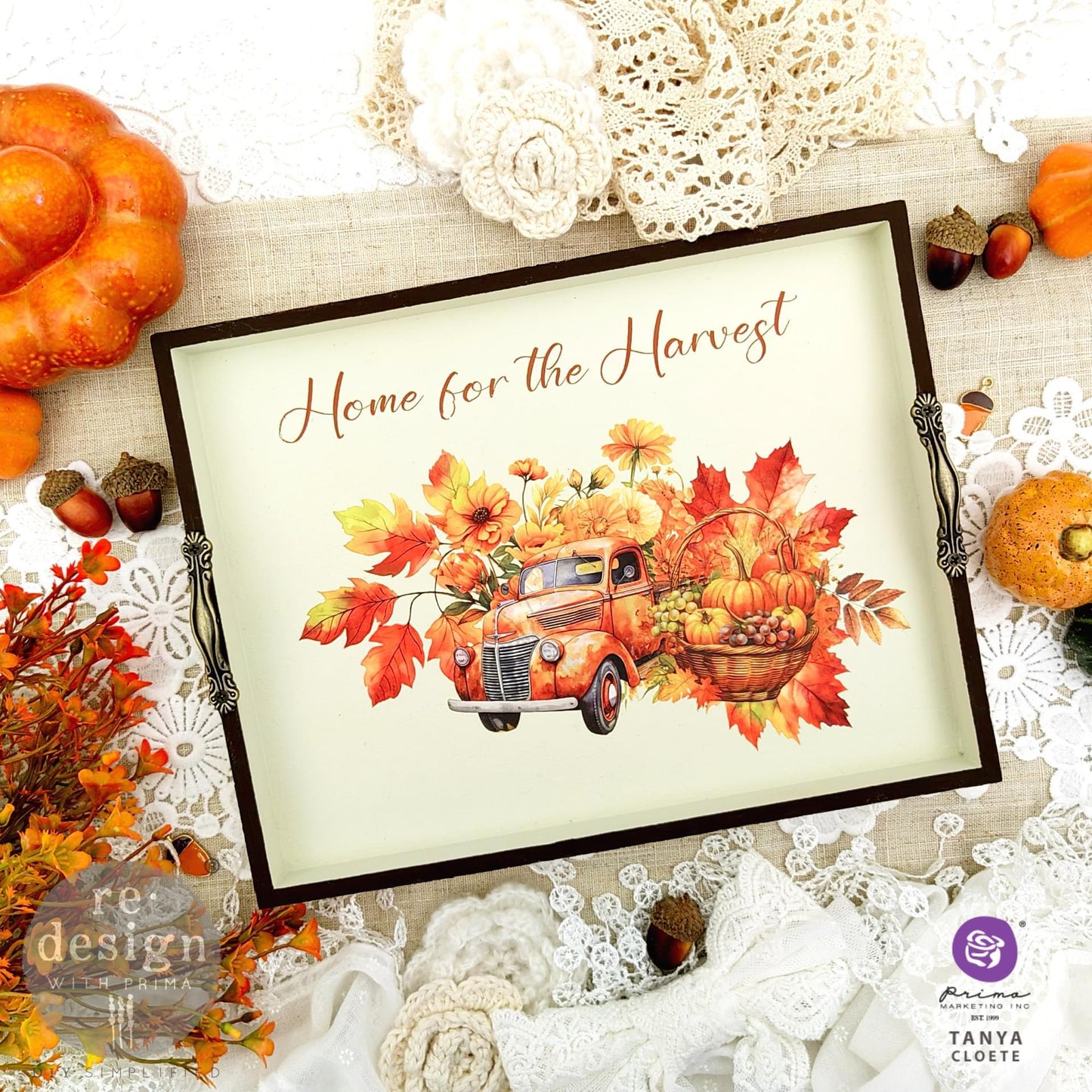 Mini Decor Transfers® - Autumn Splendor | 6"x12"-3 sheets | Redesign with Prima