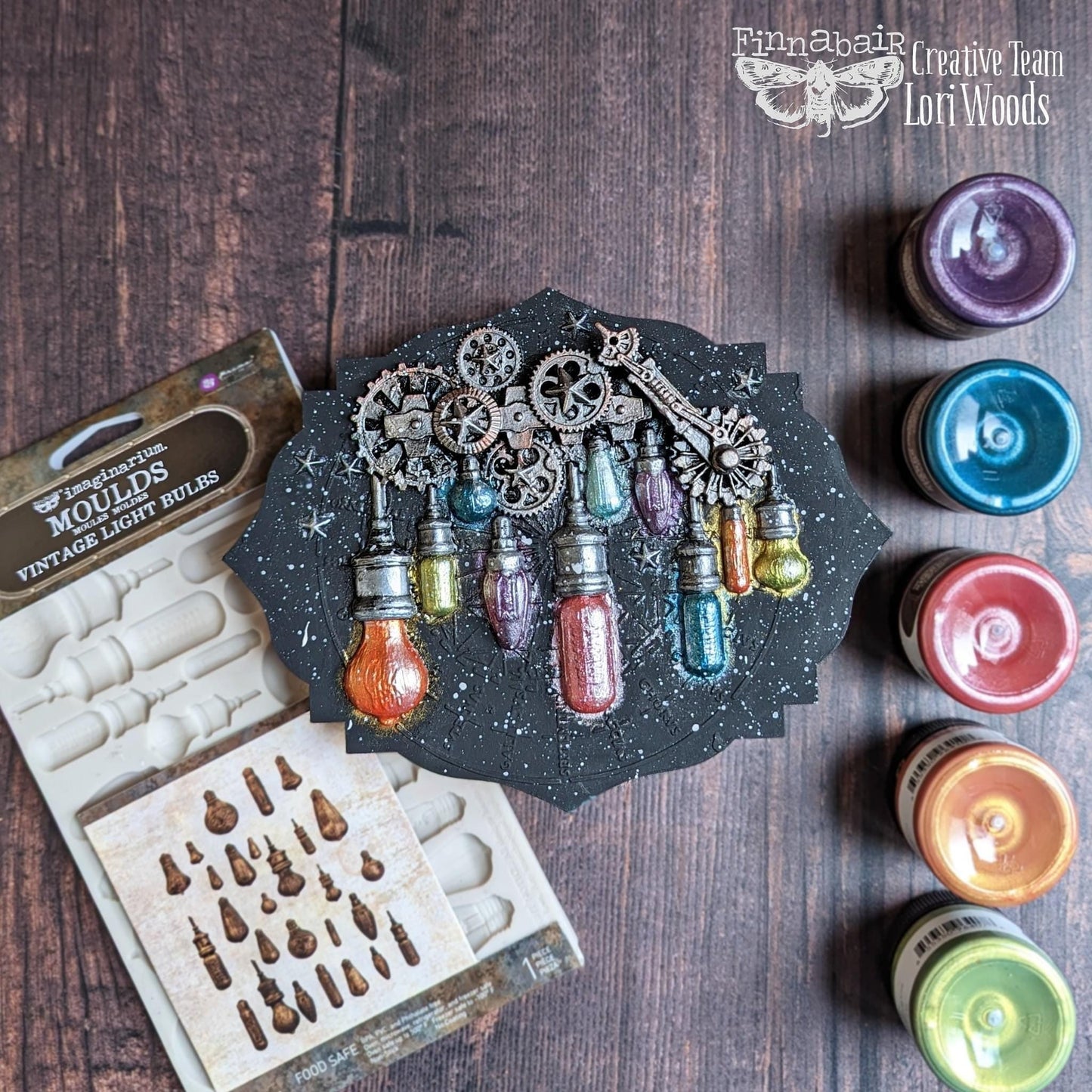 Sparks Acrylic Paint - Enchanted | Finnabair | 50ml | Redesign with Prima