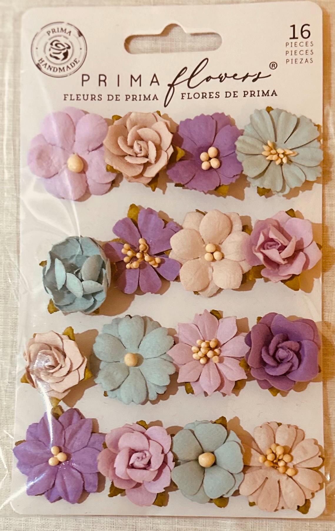 A Mermaid's Tale Collection Flowers - Sea Treasures, 16 pcs | Three Girls Tale | Prima Marketing Inc