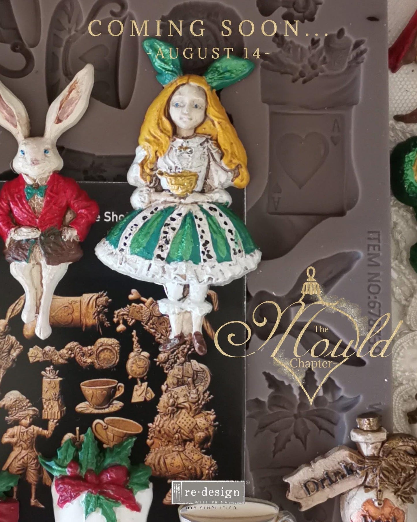 Decor Mould® - Whimsical Holiday Dreams | 5”x8”x8mm | Redesign with Prima