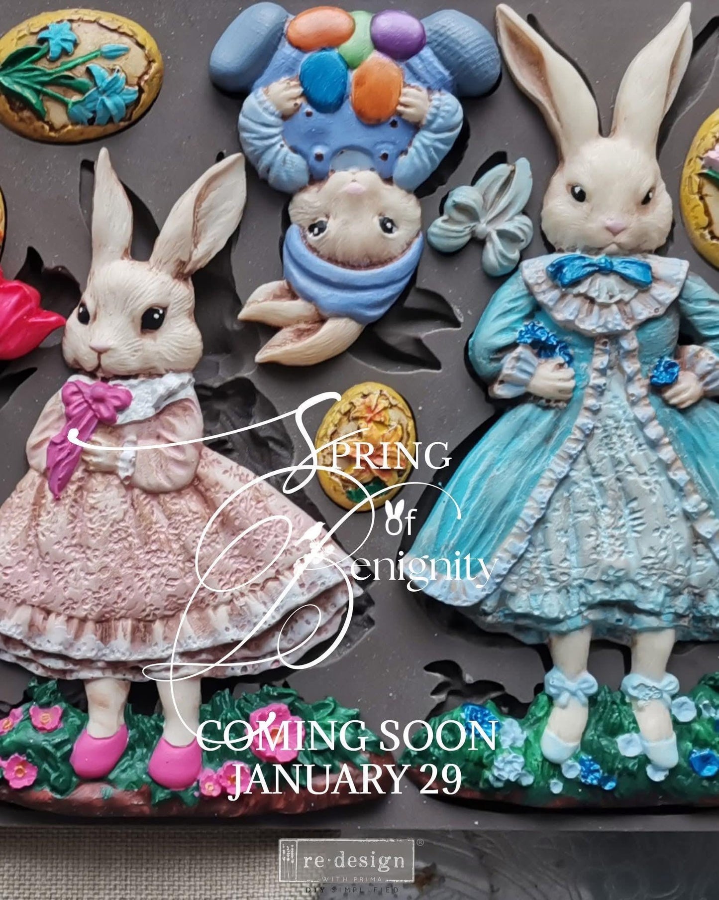 Meadow Whispers Decor Moulds® | 5”x8”x8mm | Redesign with Prima