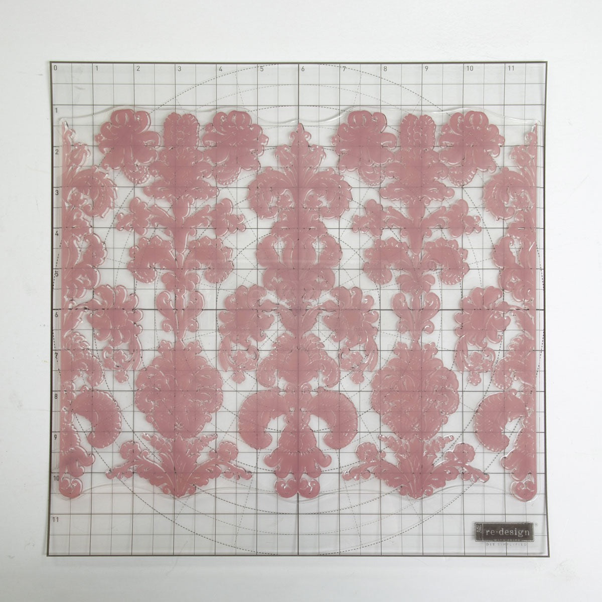 Decor Stamp - Stamped Damask | 1 pc, 12”x12” | Reduced Price | Redesign with Prima