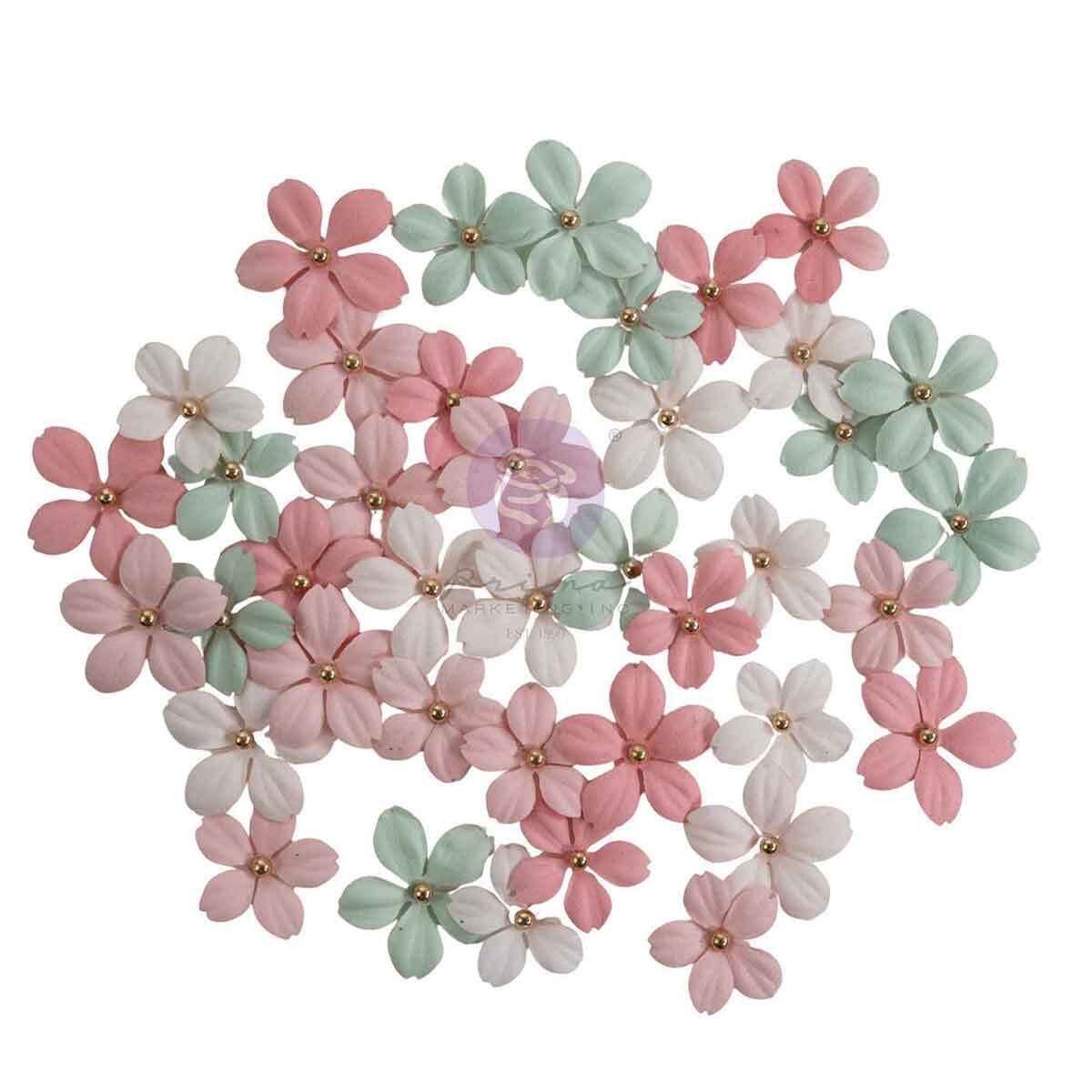 Buttons & Keepsakes Collection Flowers - Tender Florals, 40 pcs | Frank Garcia | Prima Marketing Inc