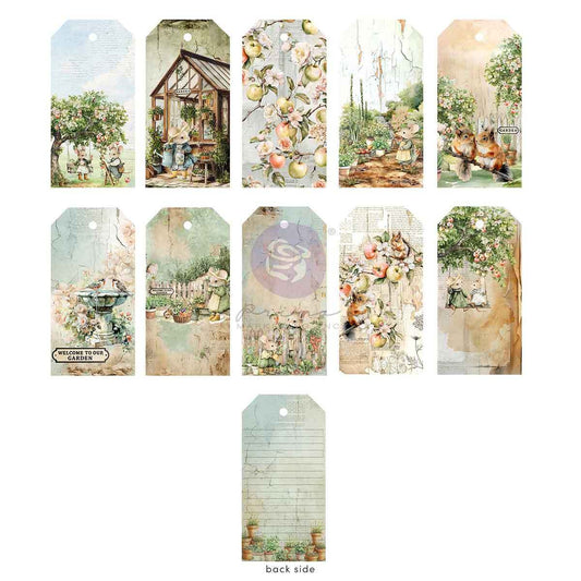 Homegrown Collection Tag Pad | 40 sheets | Three Girls Tale | Prima Marketing Inc