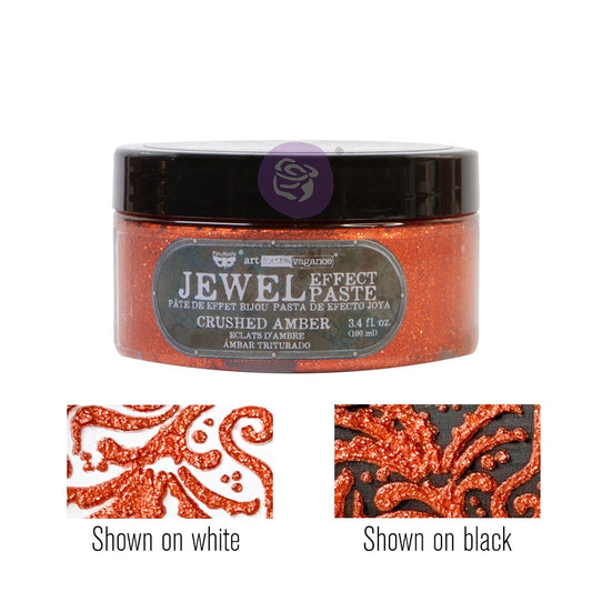 Art Extravagance | Crushed Amber Effect Paste | 1 Jar, 100ml | Redesign with Prima