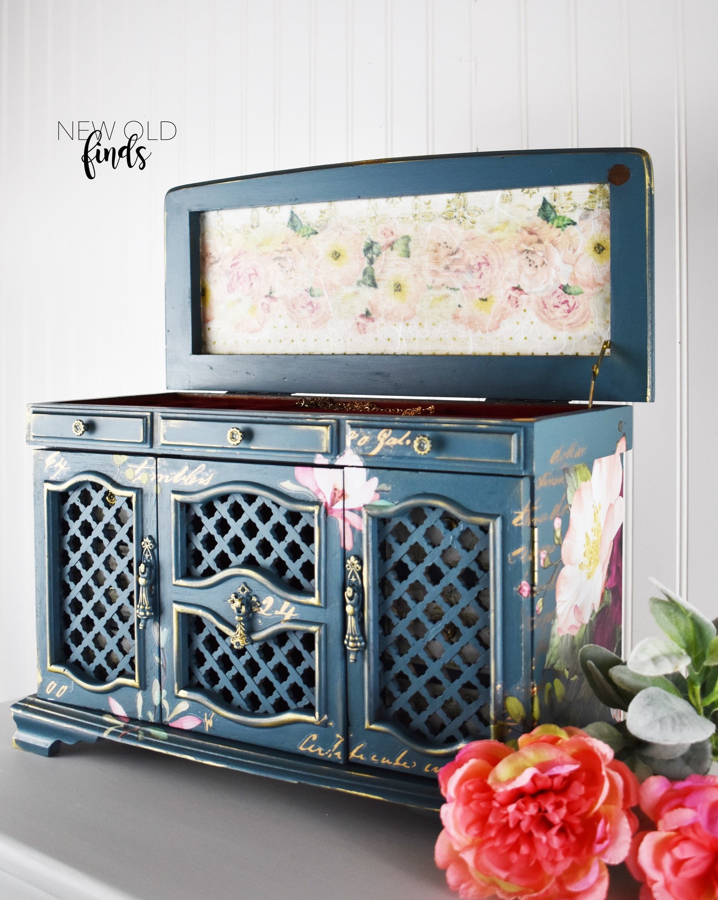 A3 Decoupage Rice Paper - Tranquil Bloom | 1 sheet, 11.5"x16.25" | Redesign with Prima