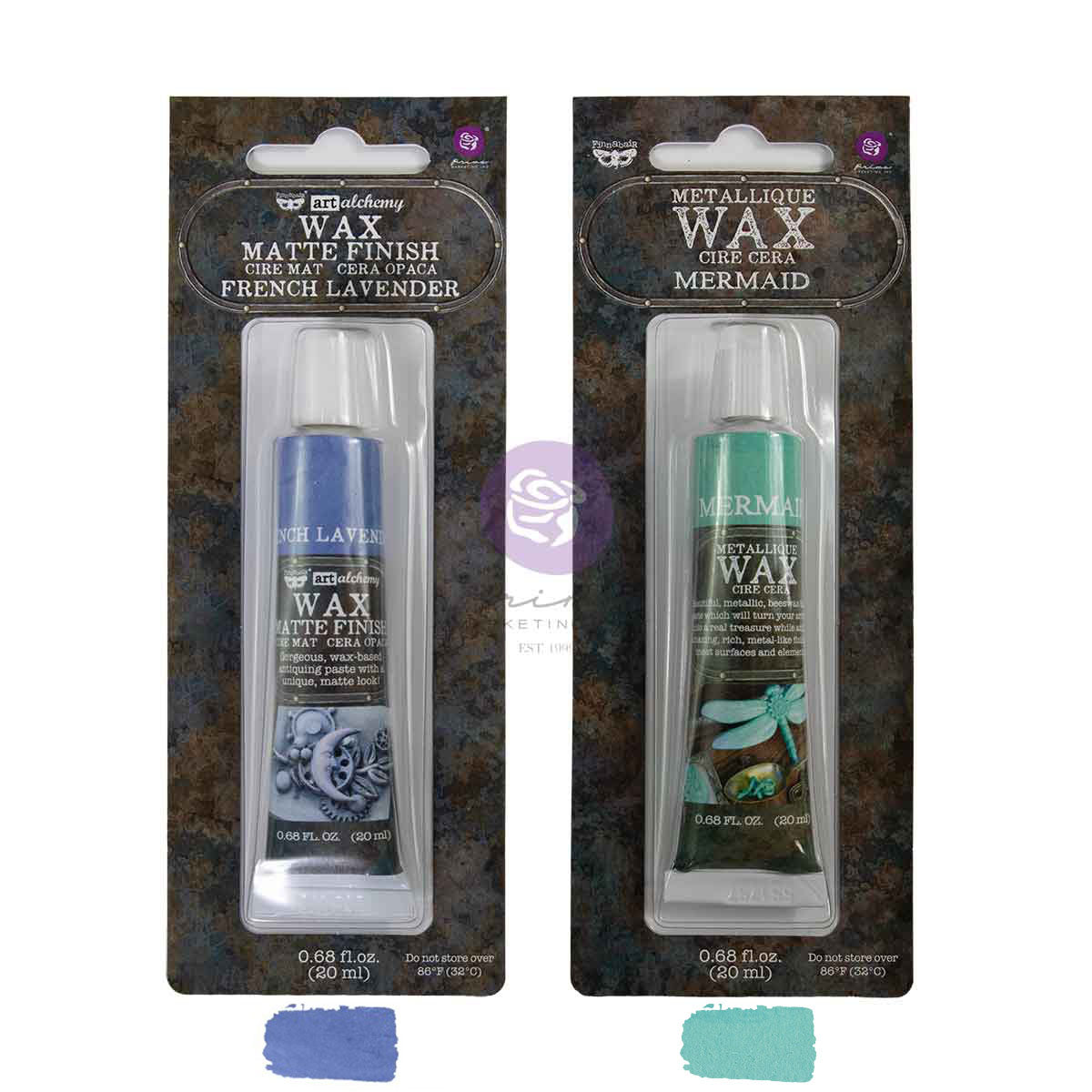 Finnabair Limited Edition Metallique + Matte Wax Set - Whispers | NEW! | Re•design with Prima