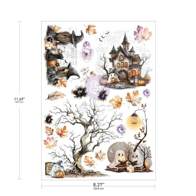 Bewitched Collection A4 Transfer | Three Girls Tale | Prima Marketing, Inc.