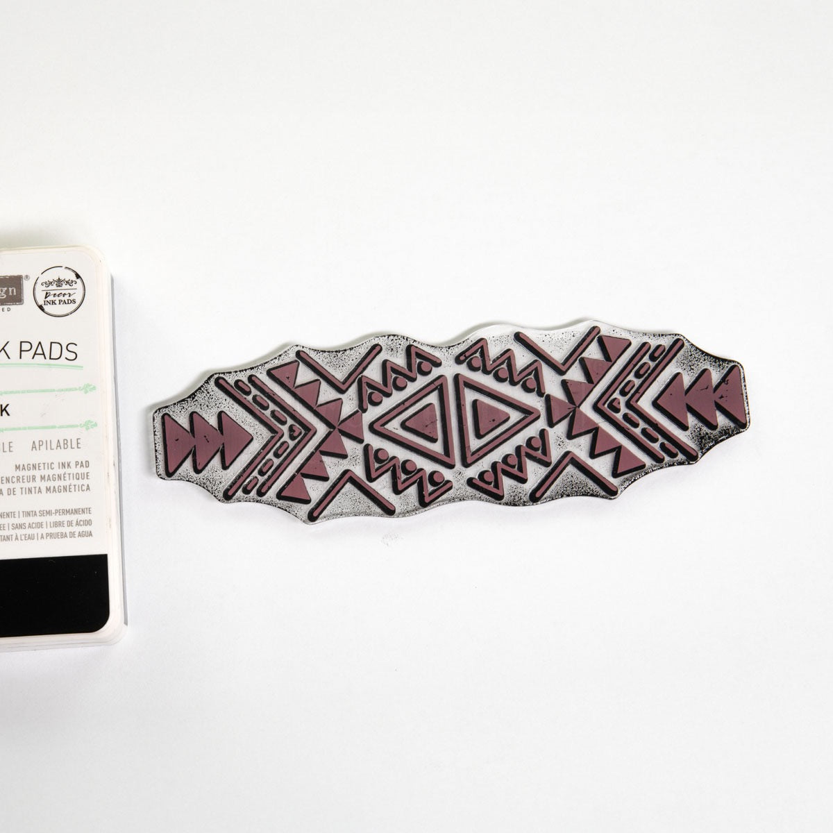 Decor Stamp - Tribal Prints | 1 pc, 12”x12” | Reduced Price | Redesign with Prima