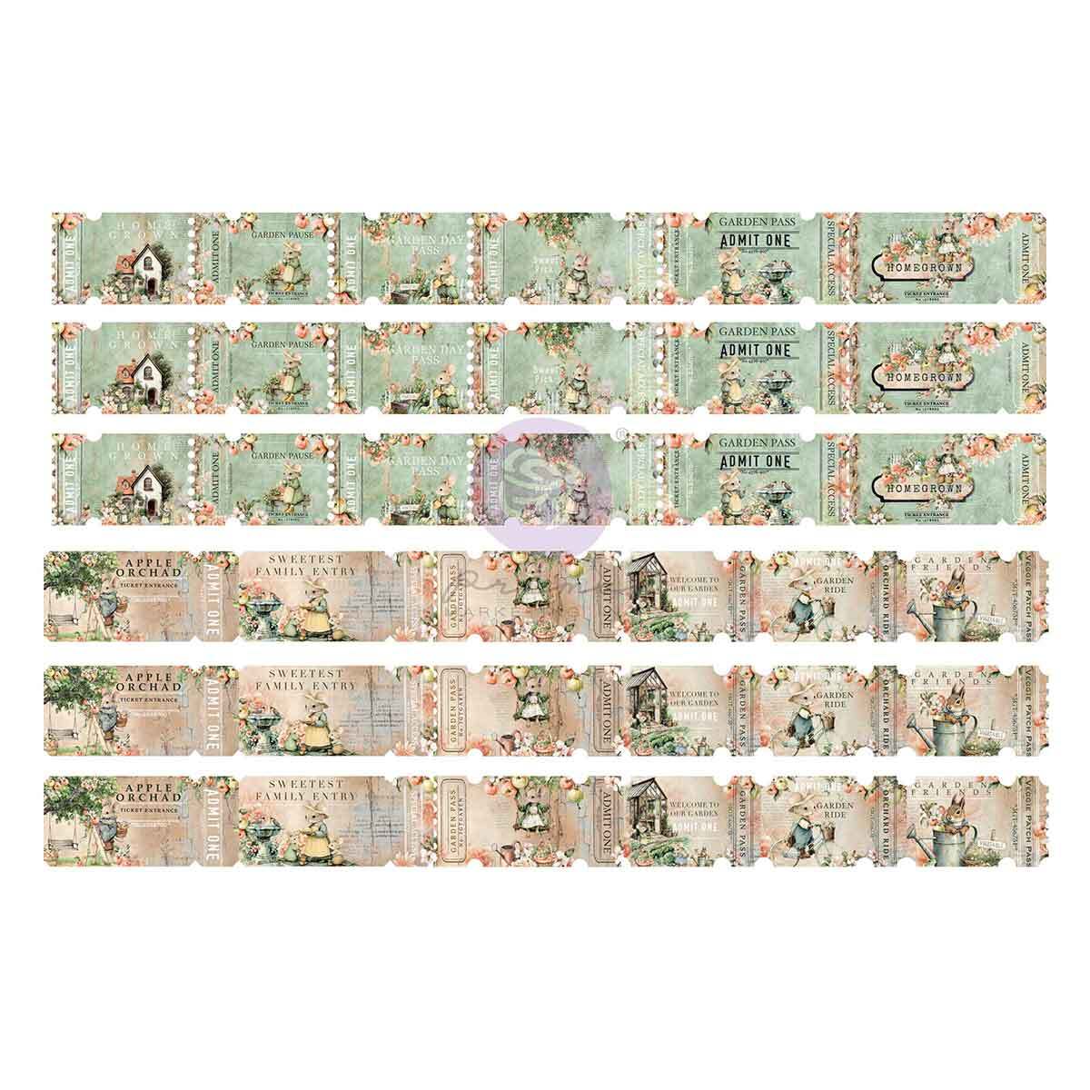 Homegrown Collection Tickets | 36 pcs | Three Girls Tale | Prima Marketing Inc