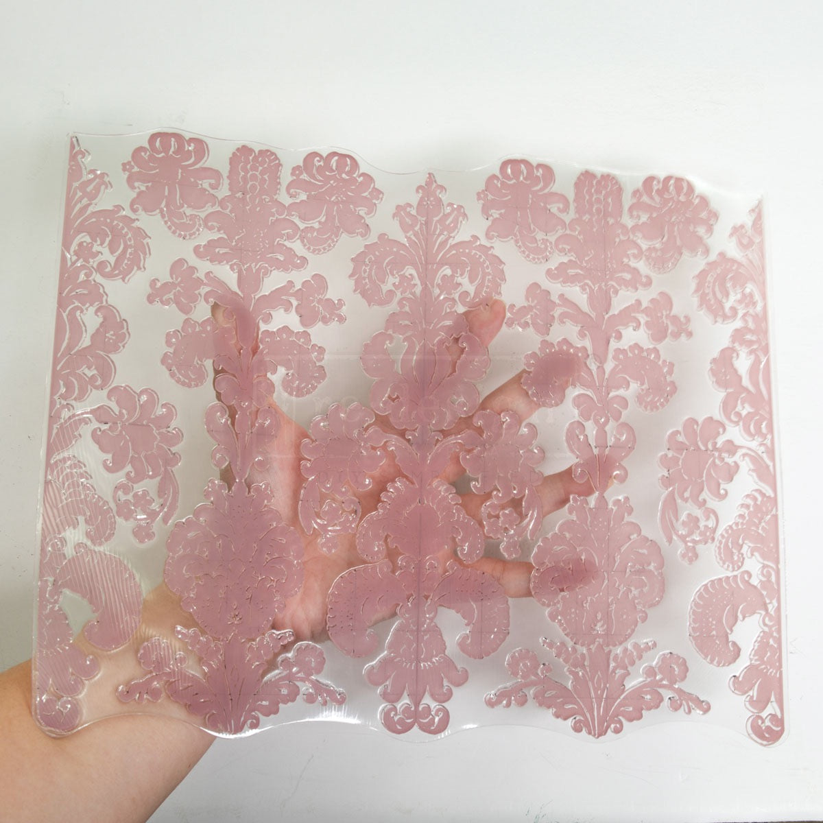 Decor Stamp - Stamped Damask | 1 pc, 12”x12” | Reduced Price | Redesign with Prima