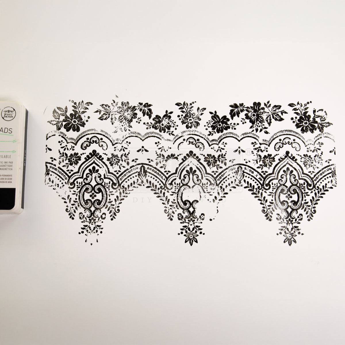 Decor Stamp - Vintage Wallpaper | 1 pc, 12”x12” | Reduced Price | Redesign with Prima