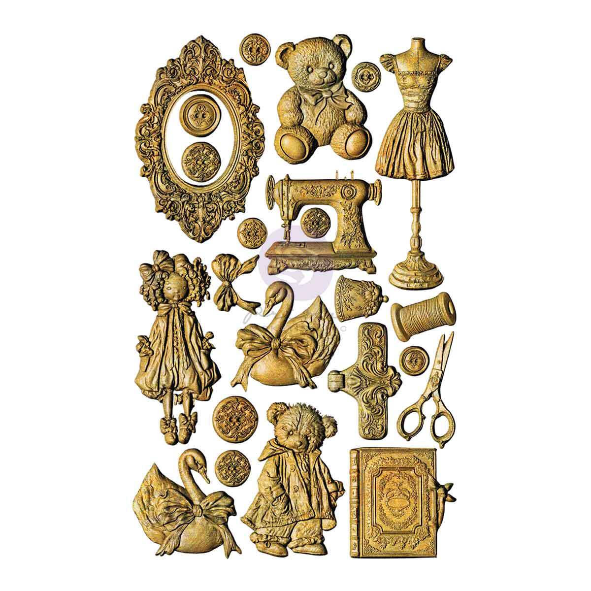 Buttons & Keepsakes Decor Mould® | 5” x 8” | Frank Garcia | Prima Marketing Inc