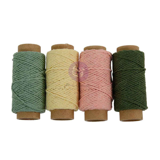Homegrown Collection Yarn Spools | 4 colors | Three Girls Tale | Prima Marketing Inc