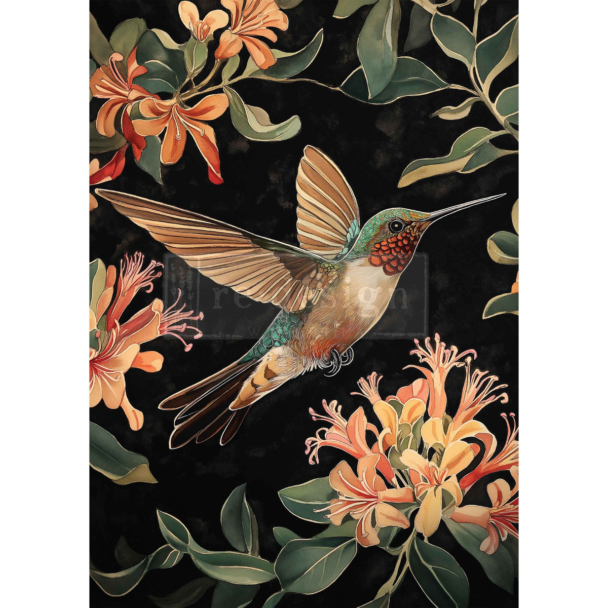 A3 Decoupage Fiber - Garden Flutter | 11.7"x16.5" | Redesign with Prim