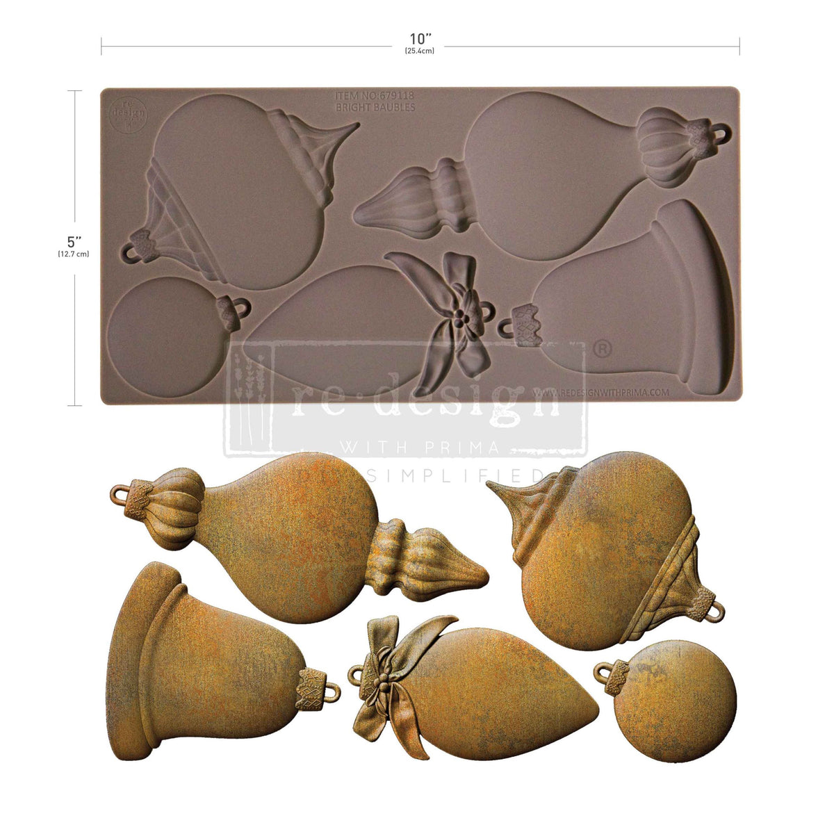 Decor Moulds® - Bright Baubles | Christmas mould | Redesign with Prima