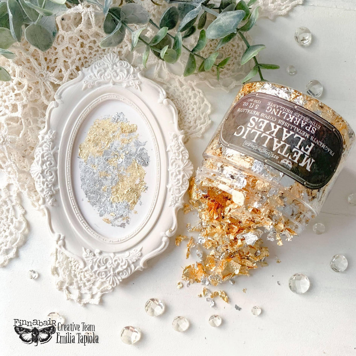 Metallic Flakes - Sparkling | Art Ingredients | 1 jar | Prima Marketing, Inc.