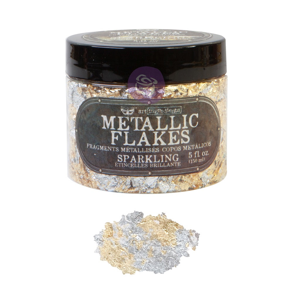 Metallic Flakes - Sparkling | Art Ingredients | 1 jar | Prima Marketing, Inc.