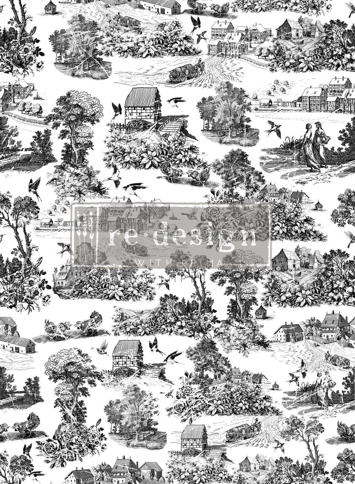 Large Decor Transfers® - Simplicity | 3 pc, 22” x 30” | Reduced Price | Redesign with Prima