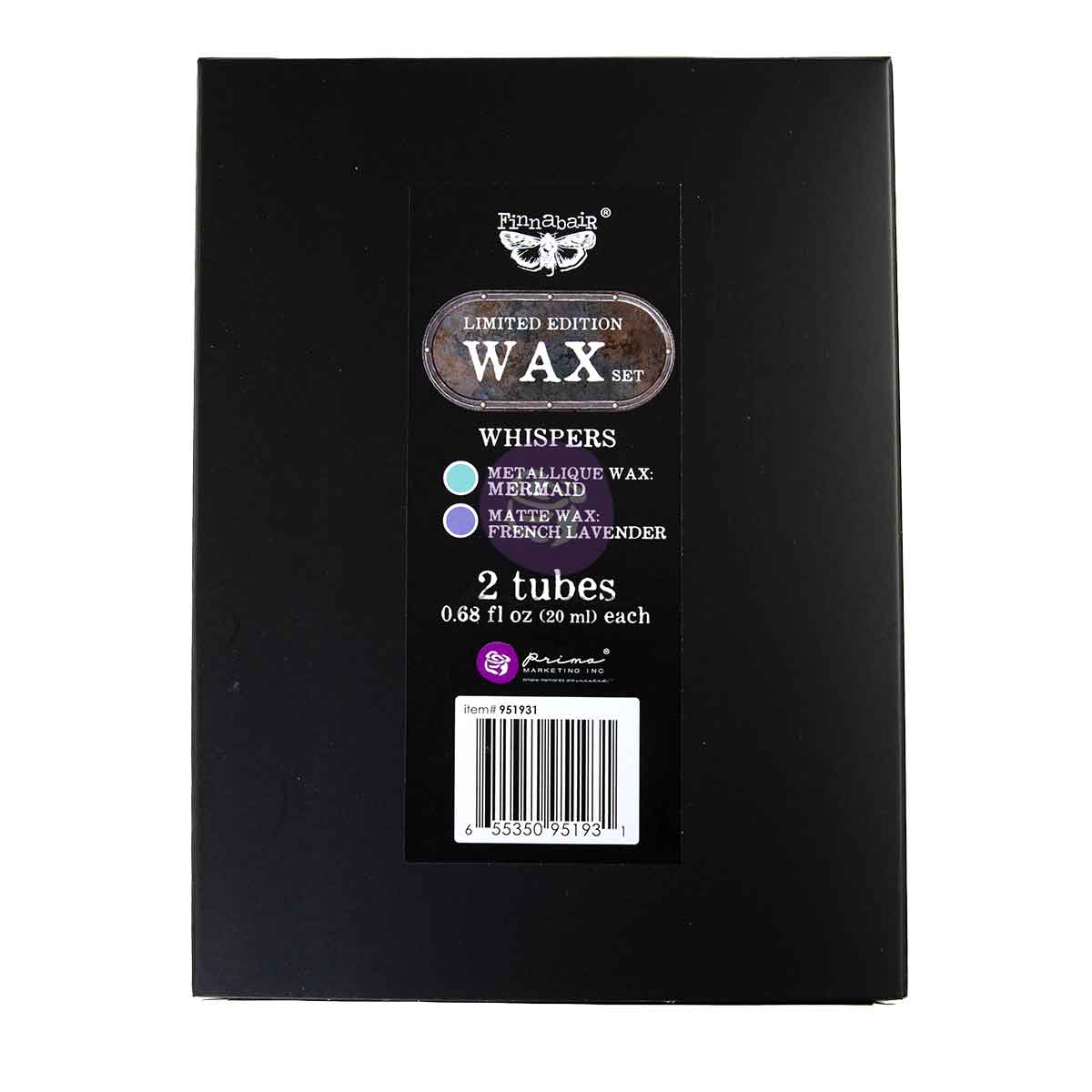 Finnabair Limited Edition Metallique + Matte Wax Set - Whispers | NEW! | Re•design with Prima