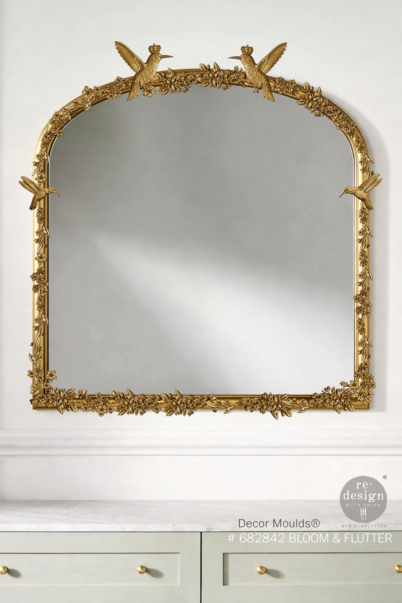 Decor Mould® - Bloom and Flutter | 5” x 10” x 8mm | Redesign with Prima
