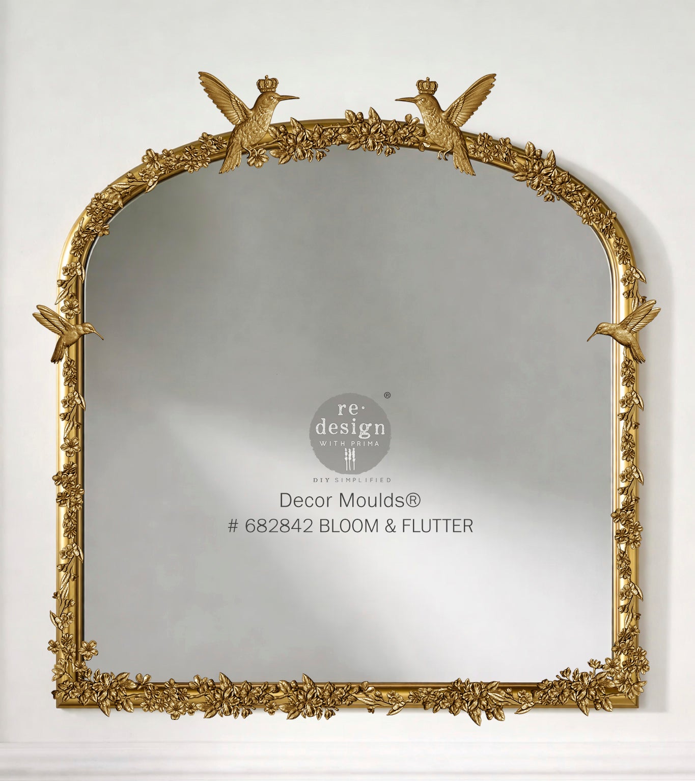 Decor Mould® - Bloom and Flutter | 5” x 10” x 8mm | Redesign with Prima