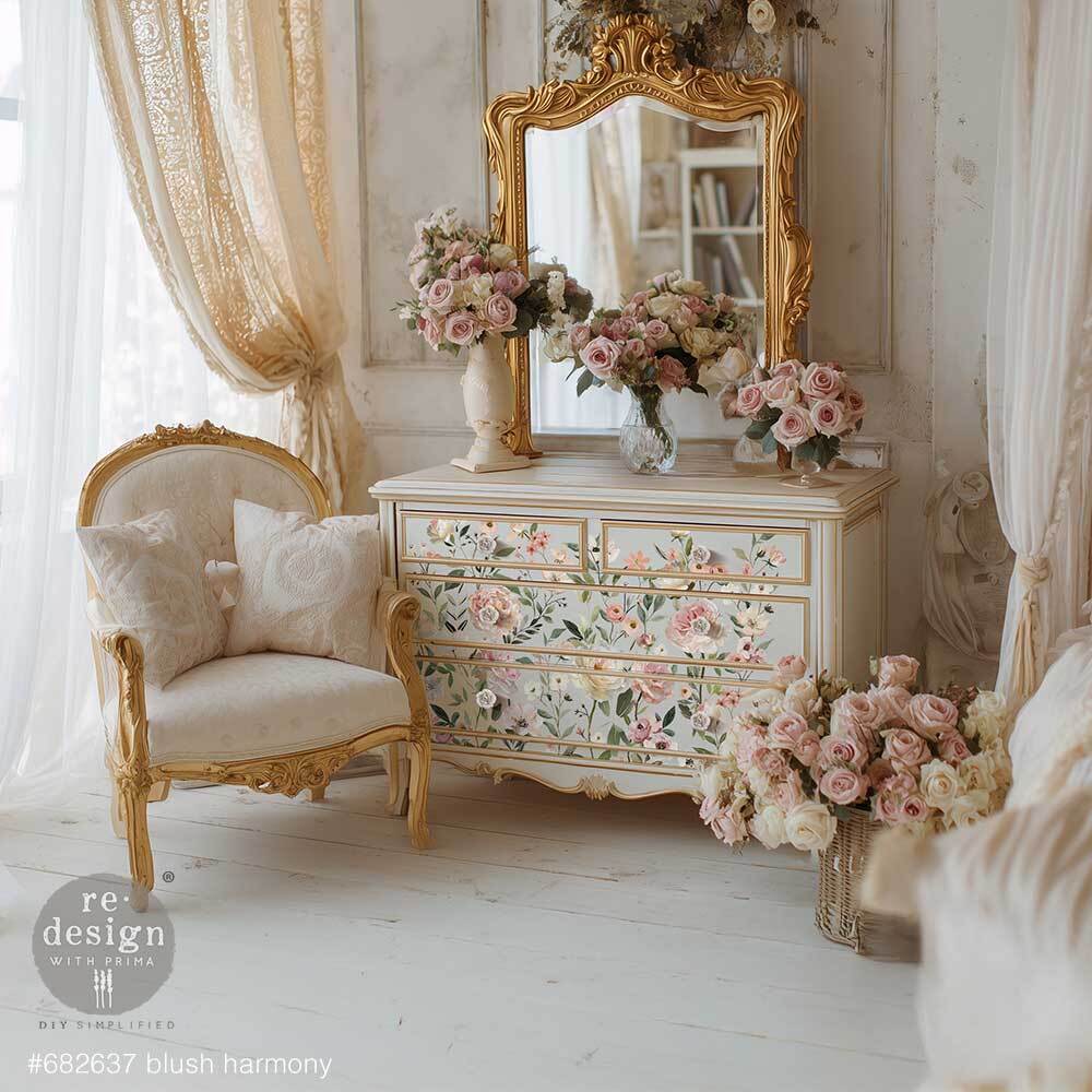 Large Decor Transfers® - Blush Harmony | 24” x 35” | Redesign with Prima