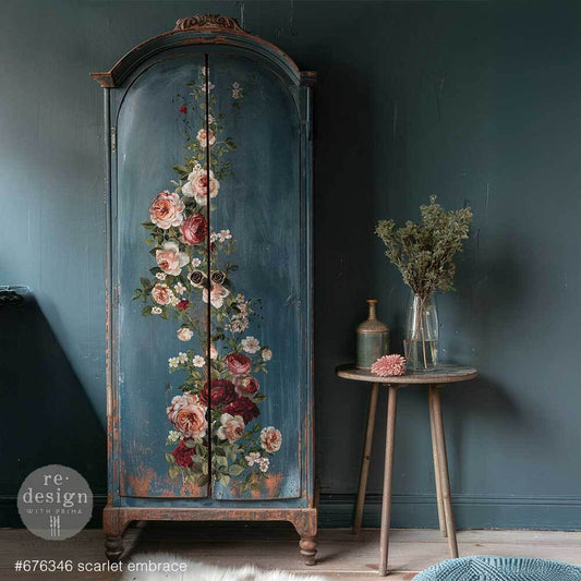 Large Decor Transfers® - Scarlet Embrace | 24” x 35” | Redesign with Prima