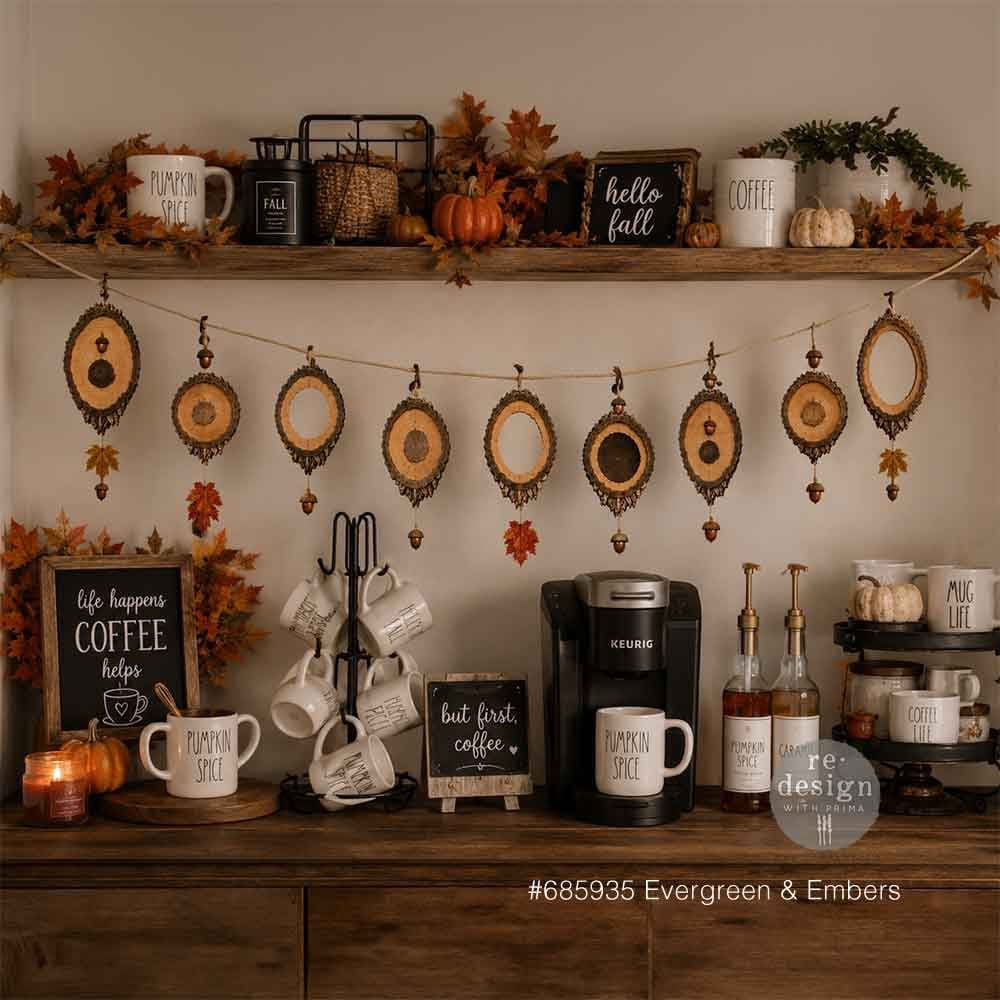 Decor Moulds® - Evergreen & Embers | Woodland Harvest Collection | Redesign with Prima
