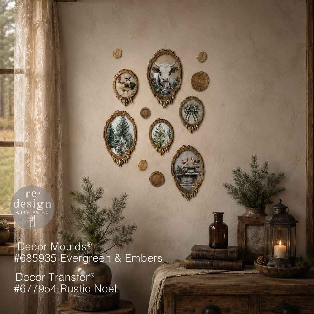 Decor Moulds® - Evergreen & Embers | Woodland Harvest Collection | Redesign with Prima