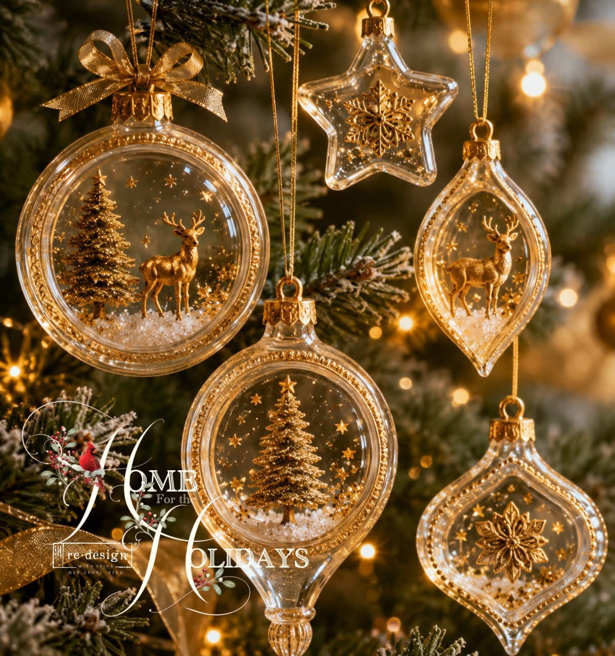 Decor Moulds® - NoeL Elegance | Home for the Holidays | Redesign with Prima